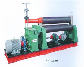 W11系列對稱式三(sān)輥卷闆機