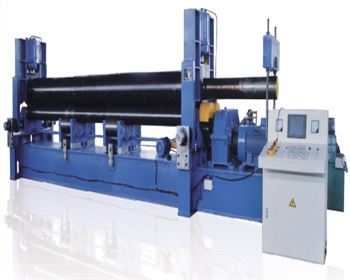 大型上(shàng)輥萬能式三輥(gun)卷闆機