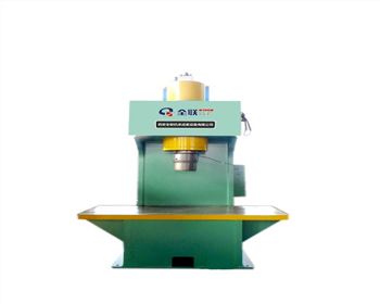 單柱校正壓(ya)裝液壓機結構(gòu)與特點：